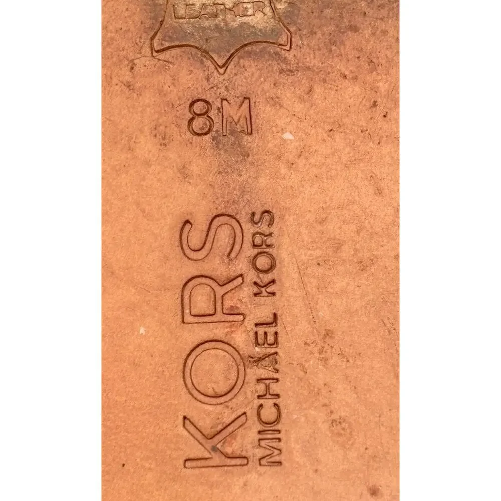 Michael Kors Woven Multicolor Leather Sandals Boho Slingback Toe Loop Size 8 - Picture 6 of 10